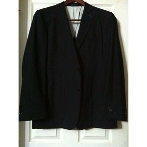 PAUL BETENLY MENS NEW NAVY 80%WOOL 10%POLYESTER SPORT COAT JACKET BLAZER SZ:40R
